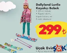 OYUNCAK DOLLYLAND LUVLİE KAYAKÇI BEBEK